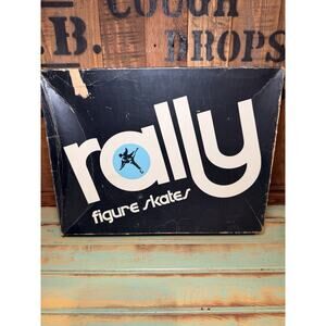 Vintage Rally Women’s Figure Skates White Marked 215R Ladies Size 7